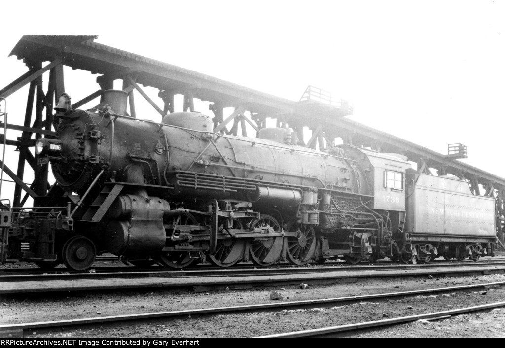 NYC 2-8-2 #1736 - New York Central